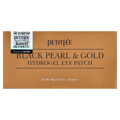 Petitfee, Black Pearl & Gold Hydrogel Eye Patch, 60 Pieces, 2.96 oz (84 g)
