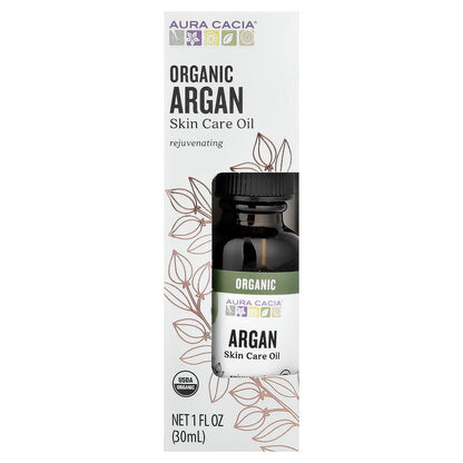 Aura Cacia, Skin Care Oil, Organic Argan, 1 fl oz (30 ml)