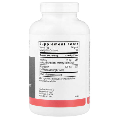 Metabolic Maintenance, Magnesium Glycinate, 180 Vegetarian Capsules