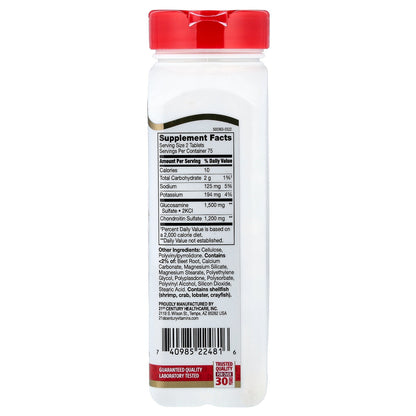 21st Century, Glucosamine Chondroitin, Triple Strength, 150 Tablets