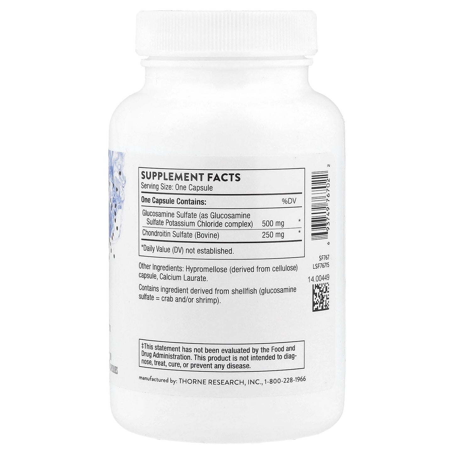 Thorne, Glucosamine & Chondroitin, 90 Capsules