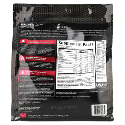 MuscleTech, Platinum 8-Hour Protein™, Vanilla Cake, 4.6 lbs (2.09 kg)