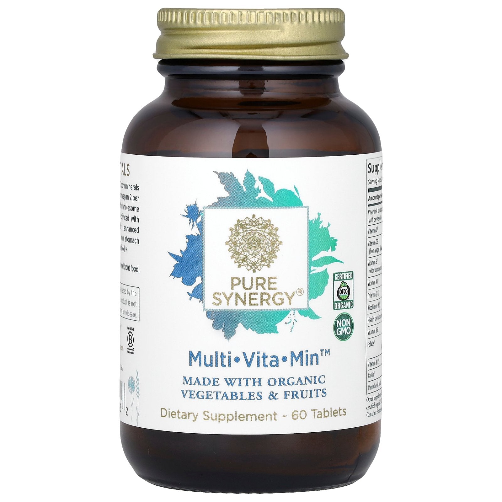 Pure Synergy, Multi-Vita-Min, 60 Tablets