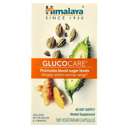 Himalaya, GlucoCare®, 180 Vegetarian Capsules
