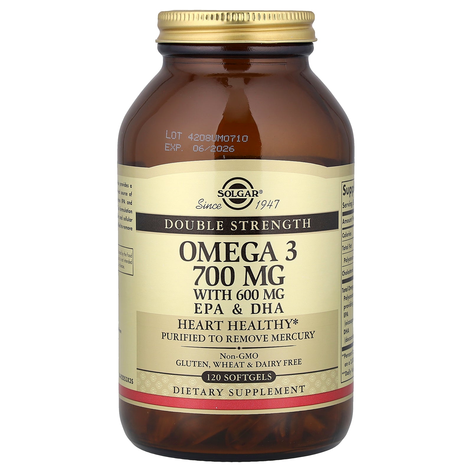 Solgar, Omega-3, EPA & DHA, 120 Softgels