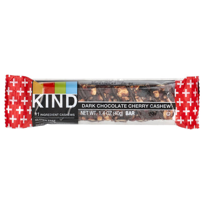 KIND Bars, Dark Chocolate Cherry Cashew, 12 Bars, 1.4 oz (40 g) Each