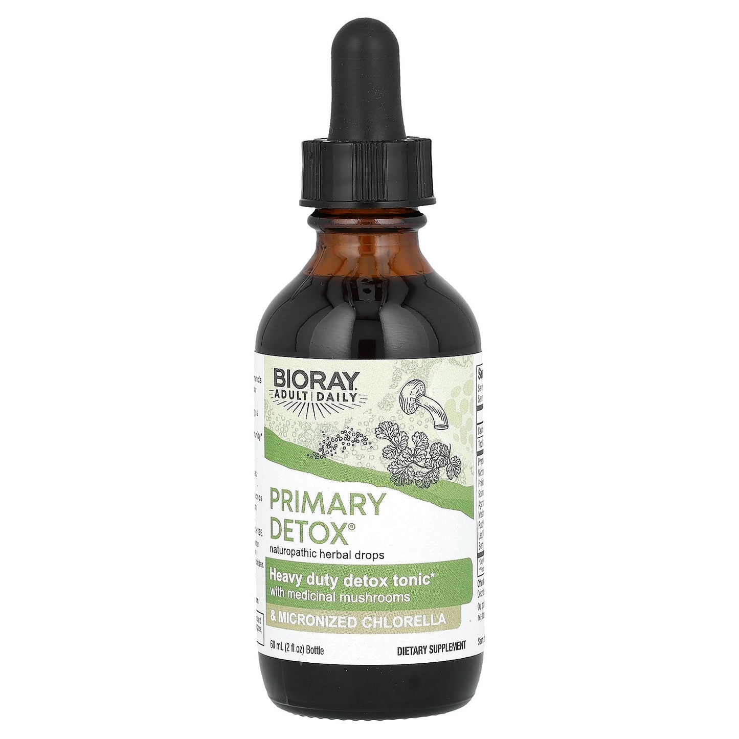 Bioray, Primary Detox, Heavy Duty Detox Tonic, Alcohol Free, 2 fl oz (60 ml)