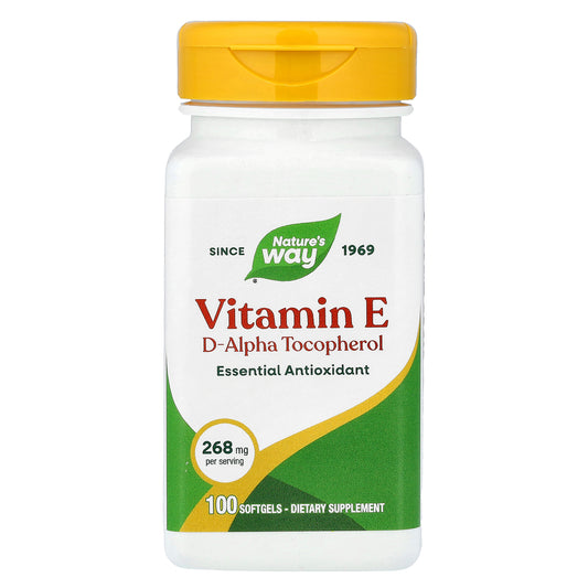 Nature's Way, Vitamin E, 268 mg, 100 Softgels