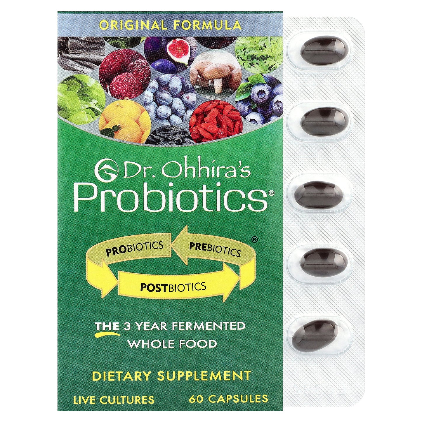 Dr. Ohhira's, Probiotics®, Original Formula, 60 Capsules