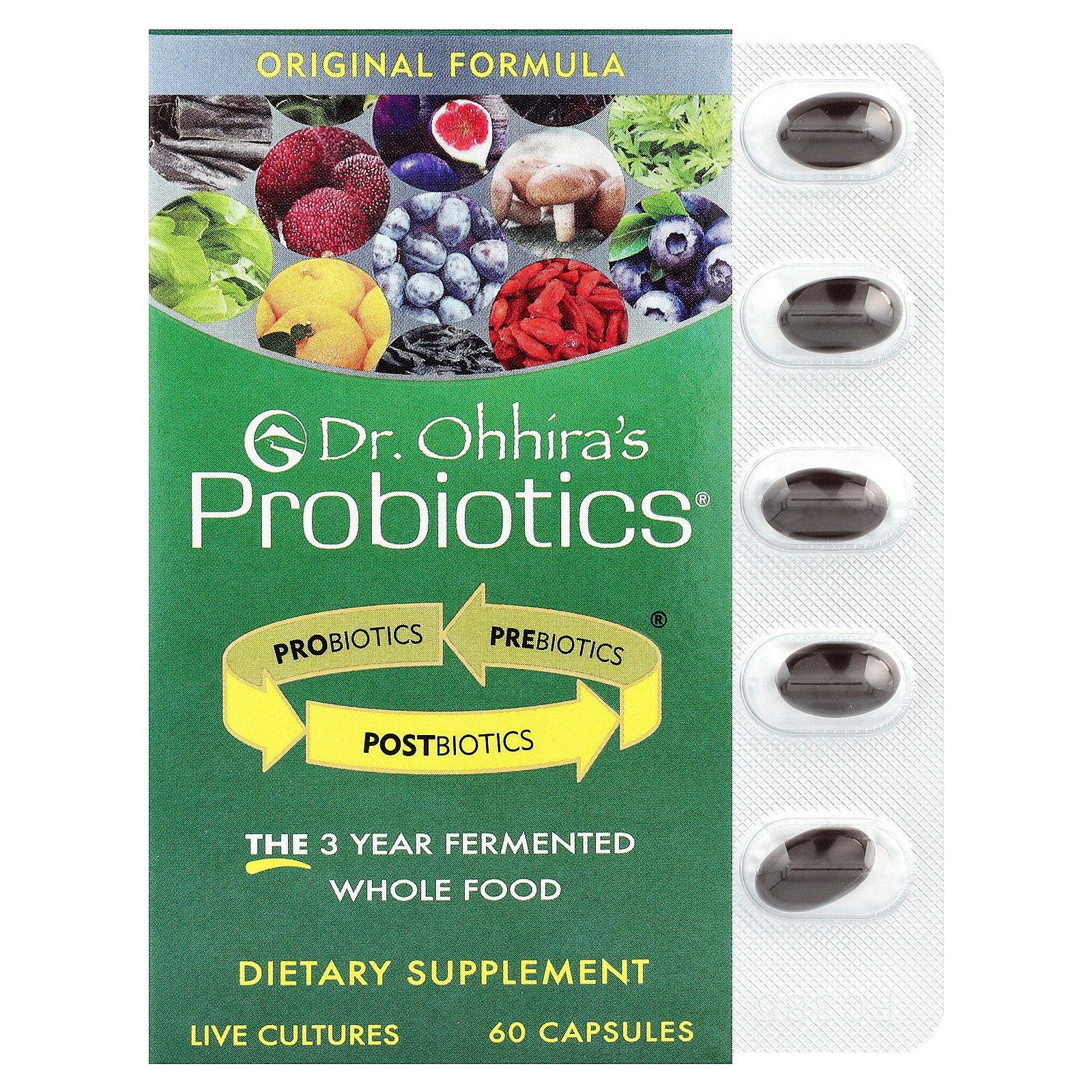 Dr. Ohhira's, Probiotics®, Original Formula, 60 Capsules