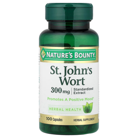 Nature's Bounty, St. John's Wort, 300 mg, 100 Capsules
