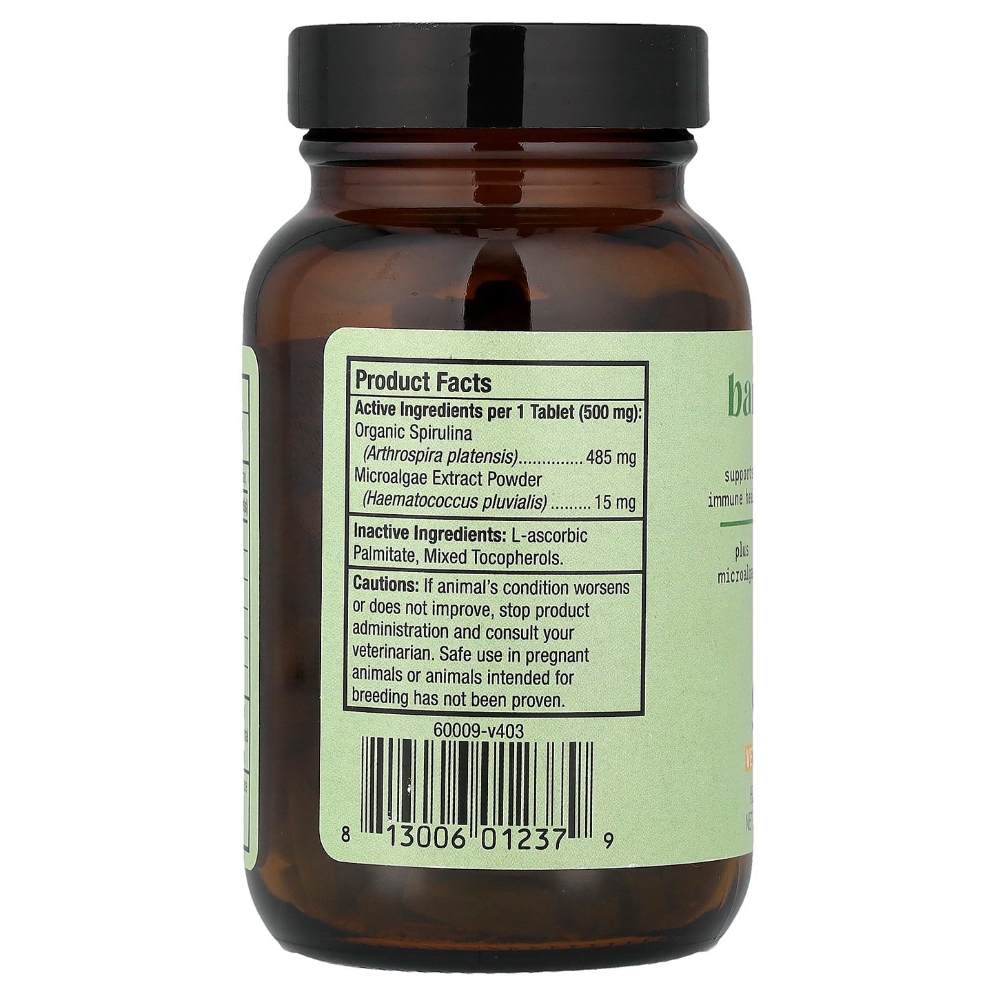 Dr. Mercola, Bark & Whiskers™, Spirulina, For Dogs & Cats, 180 Tablets, 3.17 oz (90 g)