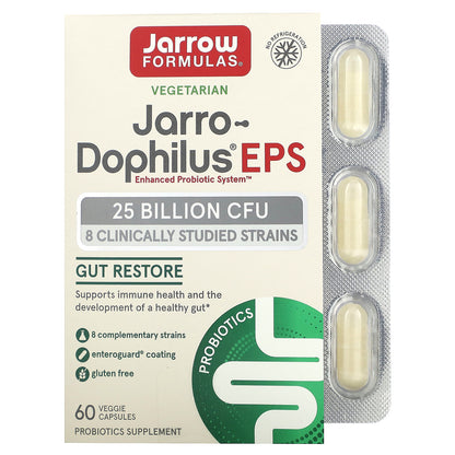 Jarrow Formulas, Jarro-Dophilus EPS, 25 Billion CFU, 60 Veggie Capsules