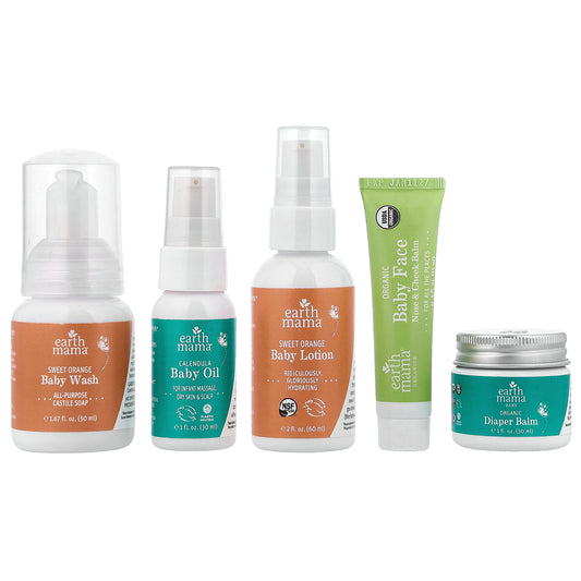 Earth Mama, A Little Something for Baby, 5 Piece Set