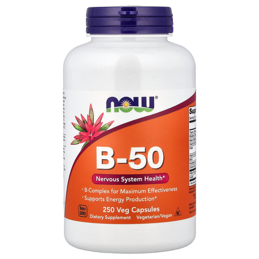 NOW Foods, B-50, 250 Veg Capsules