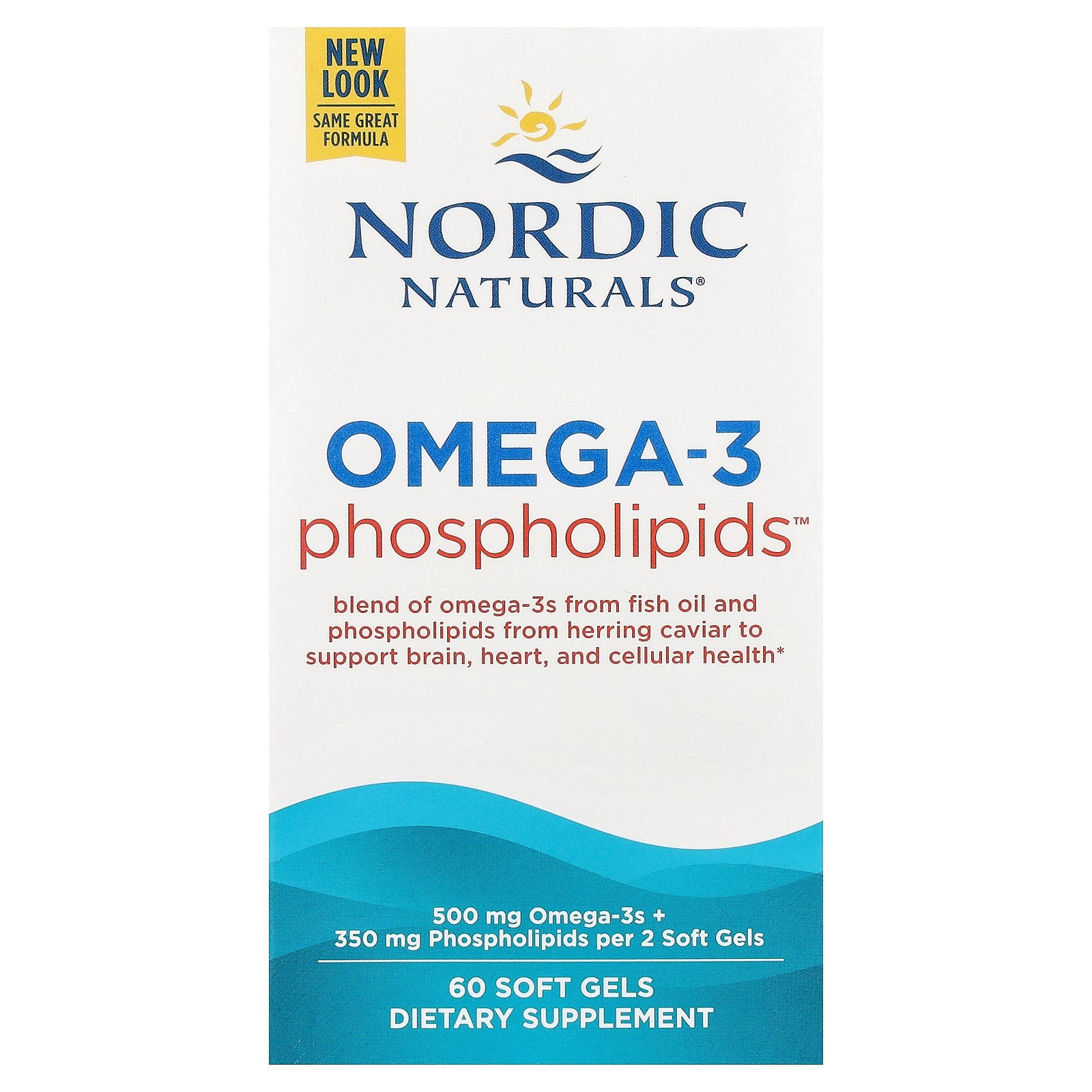 Nordic Naturals, Omega-3 Phospholipids™, 60 Soft Gels