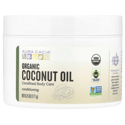 Aura Cacia, Organic Coconut Oil, 6.25 oz (177 g)