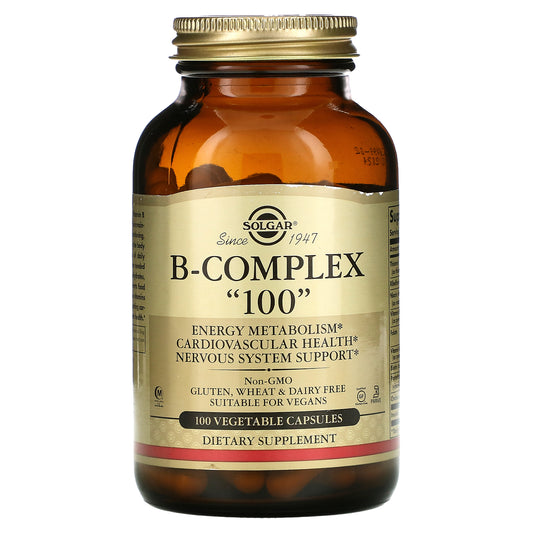 Solgar, B-Complex "100", 100 Vegetable Capsules