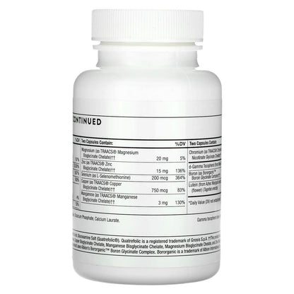 Thorne, Basic Nutrients 2/Day, NSF Certified, 60 Capsules