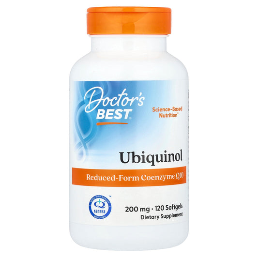 Doctor's Best, Ubiquinol , 200 mg, 120 Softgels