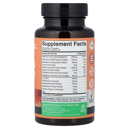 Nature's Craft, Thyroid Complex , 60 Capsules