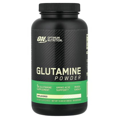 Optimum Nutrition, Glutamine Powder, Unflavored, 10.58 oz (300 g)