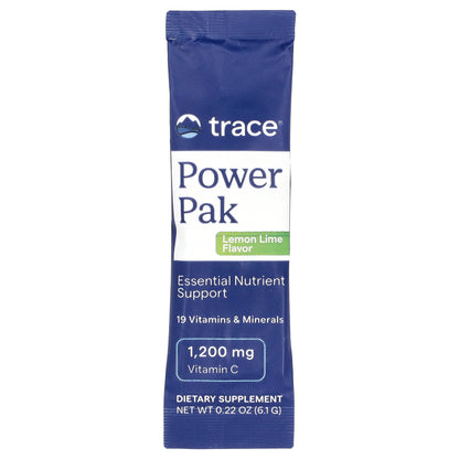 Trace, Power Pak, Lemon Lime, 30 Stick Packets, 0.22 oz (6.1 g) Each