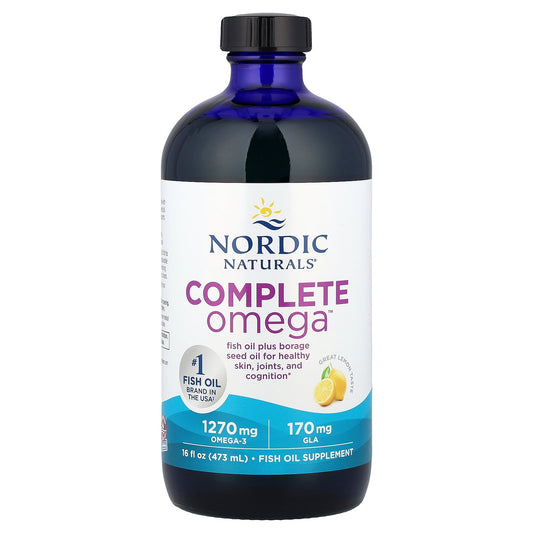 Nordic Naturals, Complete Omega™, Lemon, 16 fl oz (473 ml)