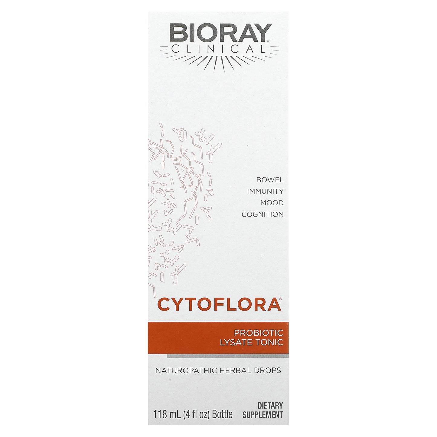 Bioray, CytoFlora, Probiotic Lysate Tonic, 4 fl oz (118 ml)