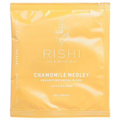 Rishi Tea, Organic Botanical Blend, Chamomile Medley, Caffeine-Free, 15 Sachets, 0.84 oz (24 g)