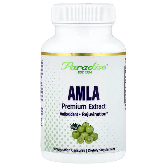 Paradise Herbs, Amla, 60 Vegetarian Capsules (250 mg per Capsule)