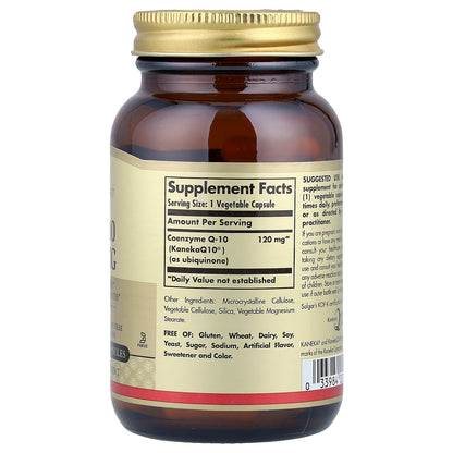 Solgar, Vegan CoQ-10, 120 mg, 60 Vegetable Capsules