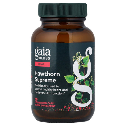 Gaia Herbs, Hawthorn Supreme, 60 Vegan Liquid Phyto-Caps®