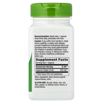 Nature's Way, Cayenne Fruit, 40,000 SHU, 100 Vegan Capsules