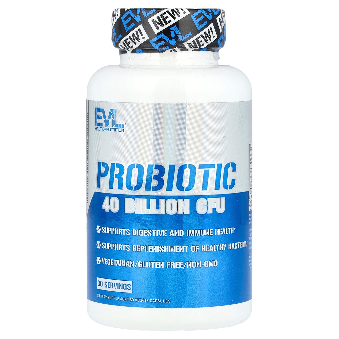 EVLution Nutrition, Probiotic, 60 Veggie Capsules