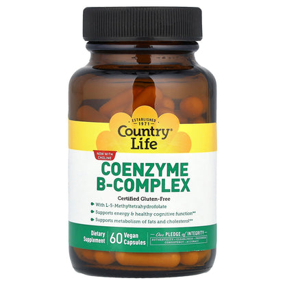 Country Life, Coenzyme B-Complex , 60 Vegan Capsules