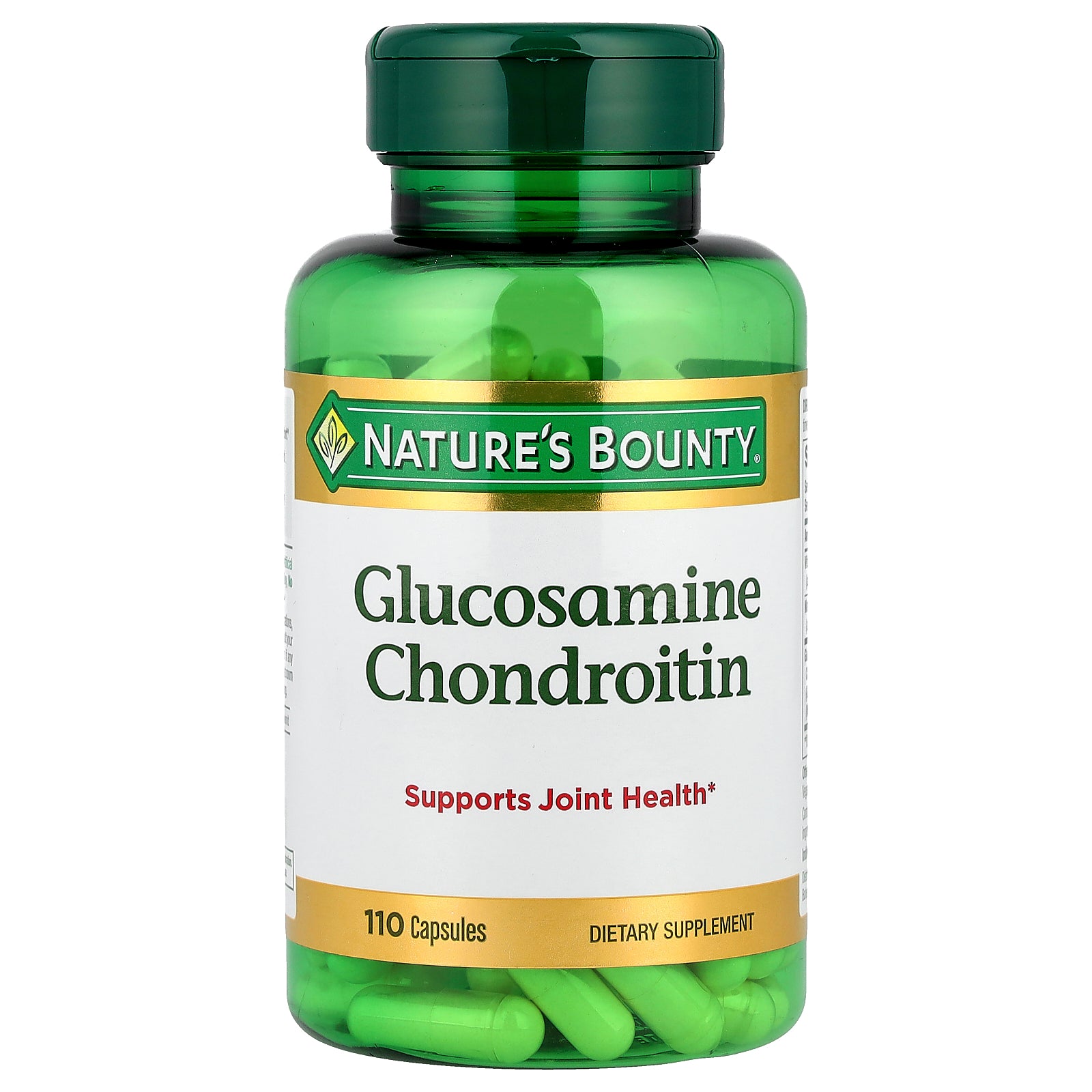 Nature's Bounty, Glucosamine Chondroitin, 110 Capsules