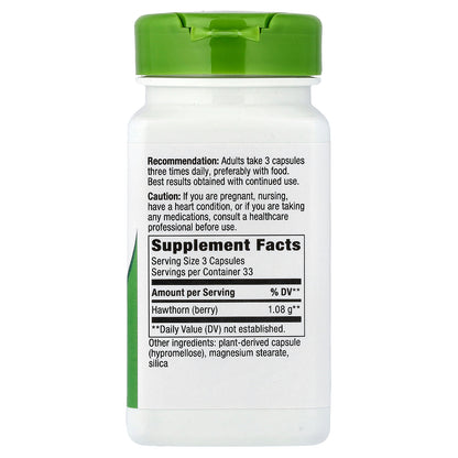 Nature's Way, Hawthorn Berries, 100 Vegan Capsules (360 mg per Capsule)