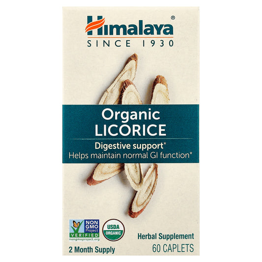 Himalaya, Organic Licorice, Digestive Support, 60 Caplets