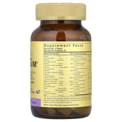 Solgar, Omnium®, Phytonutrient Complex Multiple Vitamin and Mineral Formula, 90 Tablets