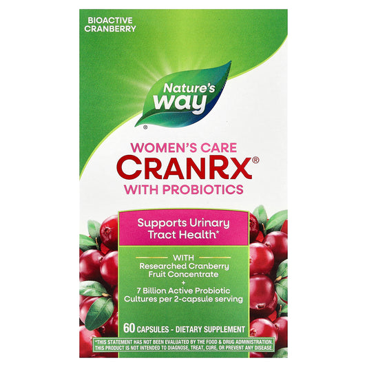 Nature's Way, CranRx®, Women's Care with Probiotics, 60 Capsules