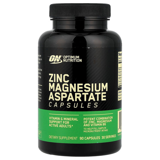 Optimum Nutrition, Zinc Magnesium Aspartate, 90 Capsules