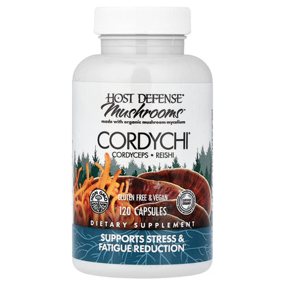 Host Defense, Mushrooms™, Cordychi®, 120 Capsules