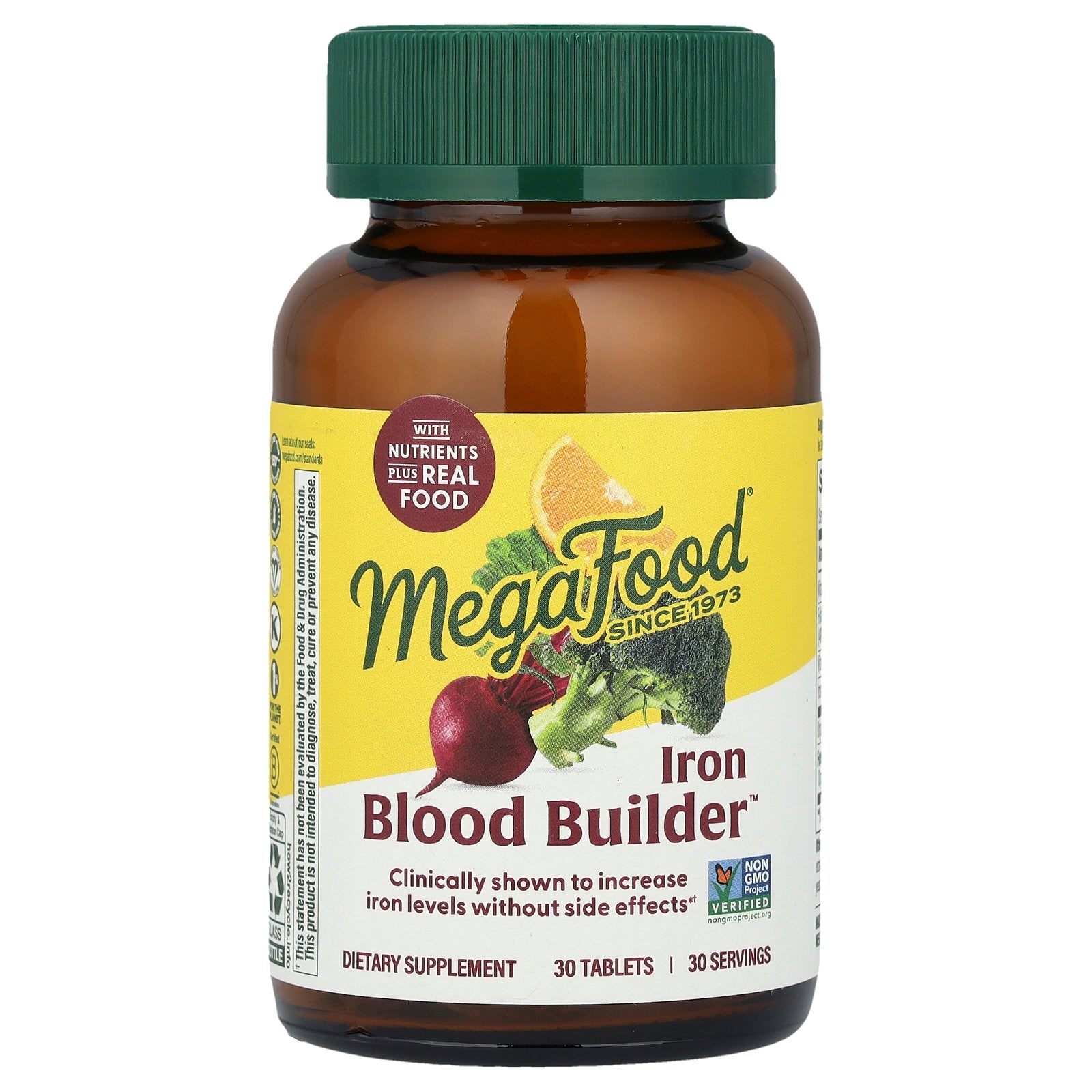 MegaFood, Iron Blood Builder, 30 Tablets