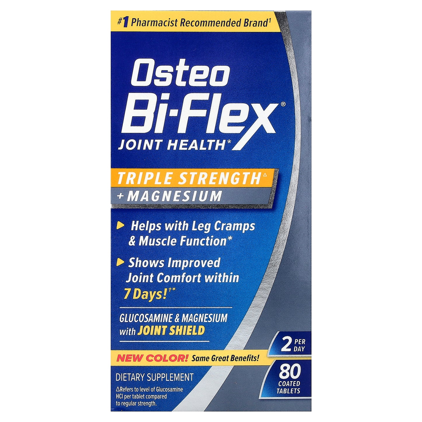 Osteo Bi-Flex, Joint Health, Triple Strength + Magnesium, 80 Coated Tablets