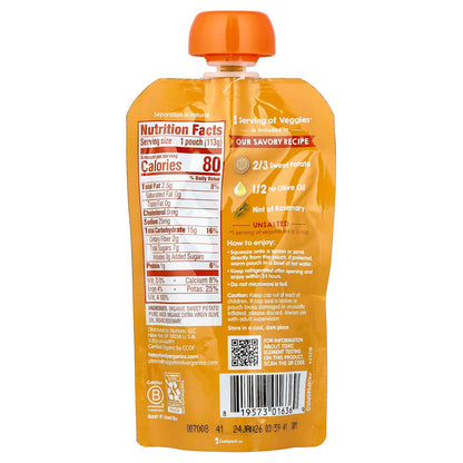 Happy Family Organics, Happy Baby®, Organic Sweet Potatoes, 6+ Months, 4 oz (113 g)