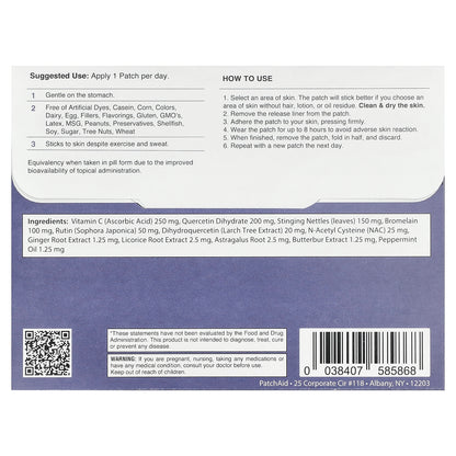 PatchAid, Kids Allergy Relief Patch, 30 Patches