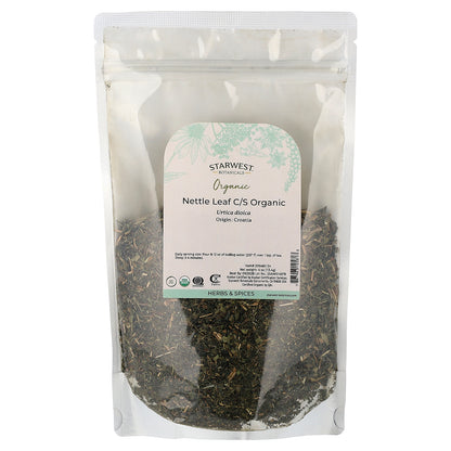 Starwest Botanicals, Organic Nettle Leaf, Cut & Sifted, 4 oz (113.4 g)