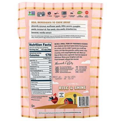 Seven Sundays, Rise & Shine Granola, Strawberry Banana, 8 oz (227 g)