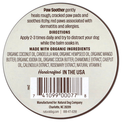 Natural Dog Company, Paw Soother, 4 oz (118 ml)